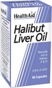 HealthAid Halibut Lever Olie - 90 Capsules