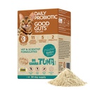 Meowbiotics Good Guts for Cats Probiotic Powder, 11 Probiotic Strains, 2 Prebiotics, 5 Digestive Enzymes for Discompatitive Support, Tuna Flavor, Probiotics for Cats, Indoor & Outdoor (30 Days)