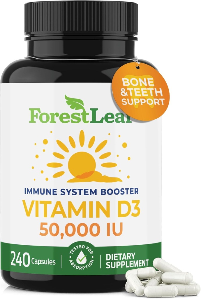ForestLeaf Vitamin D3 50.000 IE 