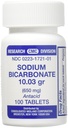 Natriumbicarbonaat Antacida (650 mg) - 100 tabletten