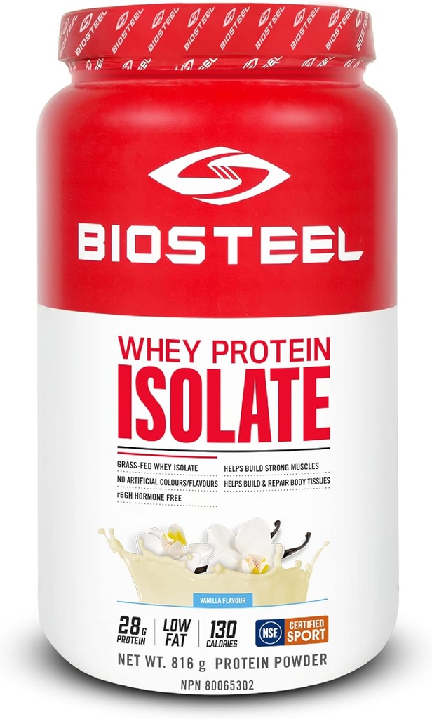 BIOSTEL Eiwit Wei Isolaat Vanille, 816 GR