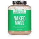 NAKED Masse végétalienne - Beurre d'arachide au chocolat - 1,290 Calories, Rien d'artificiel, Tous naturels chocolat PB gaineur de poids en poudre de protéines, sans OGM, sans soja et sans gluten - 8LB vrac - 11 portions
