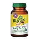MegaFood Baby & Me 2 Prenatale prebiotica en probiotica voor vrouwen en het ontwikkelen van baby met 30 miljard CFU, vegetarisch en niet-GMO, 60 capsules (30 porties)