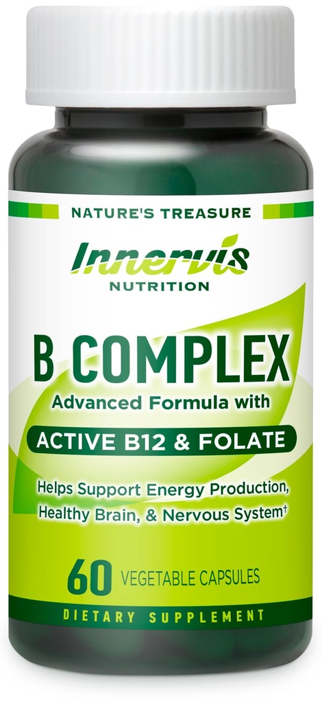 Bioactief B-complex met actieve B12 & Folate 