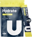 Mélange de boissons électrolytiques hydratantes UCAN (pineapple, 12 Stickpacks) sans sucre, kéto-friendly, végétalien, non-OGM, poudre d'électrolyte sans gluten avec potassium et magnésium pour les coureurs et les athlètes