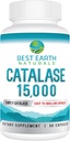 Best Earth Naturals Catalase Supplement 15.000 - Hair Supplements for Strong Hair - 60 Capsules (60-Day Supply)