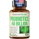 Probiotica voor vrouwen en mannen met prebiotica - 40 miljard CFU Probiotica voor de spijsvertering van de gezondheid, Gut Health & Immune Support Supplement - Lactobacillus Acidophilus Probiotic - Vegetarisch, soja en zuivelvrij