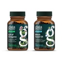 Gaia Kruidenolie van Oregano - Immuun en antioxidant ondersteuningssupplement - 60 Vegan vloeibare Phyto-capsules & Black Seed Oil - Long, ademend en antioxidant ondersteuning - 60 Vegan vloeibare Phyto-capsules (2
