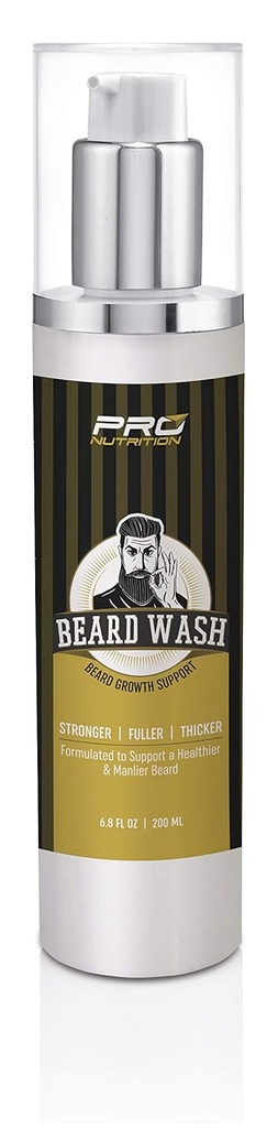 Baardgroei Shampoo & Wash- Stimuleert en herstelt nieuwe follikelgroei. Groei Sterker, dik, Fuller, Langer, gezondere baard & snorharen.
