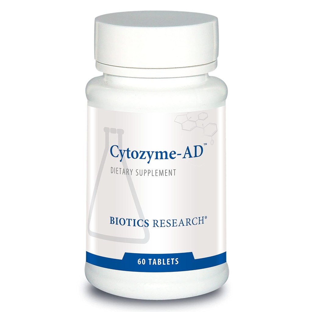 Biotics Research Cytozyme AD ondersteunt gezonde energieniveaus, bevordert rust 60 tabletten
