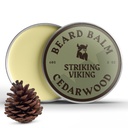 Opvallende Viking baard balsem voor mannen - Verlaten in baard Conditioner - Styling Balm gemaakt met natuurlijk Afgeleide baard boter, Argan & Jojoba Oils (2 Ounce (Pack of 1), Cedar geur)