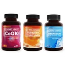 BioEmblem Triple Magnesium Complex en Kurkuma Curcumin Supplement en CoQ10 met BioPerine