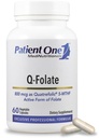 Patiënt One Q-Folate 800mcg Supplement op de ondersteuning van energie, en hersenen en gezondheid van het hart* 