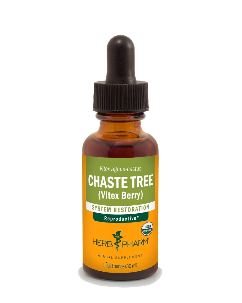 Herb Pharm Chaste Tree Liquid Extract voor vrouwelijke reproductieve systeem ondersteuning - 1 Ounce (DCHASTE01)