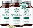 Qualia NAD Supplement  Geoptimaliseerde Veroudering, Energie, Focus. Elite NAD+ Booster Ingrediënten: Nicotinamide Riboside (NIAGEN,) Niacin, Niacinamide (3 maanden levering)