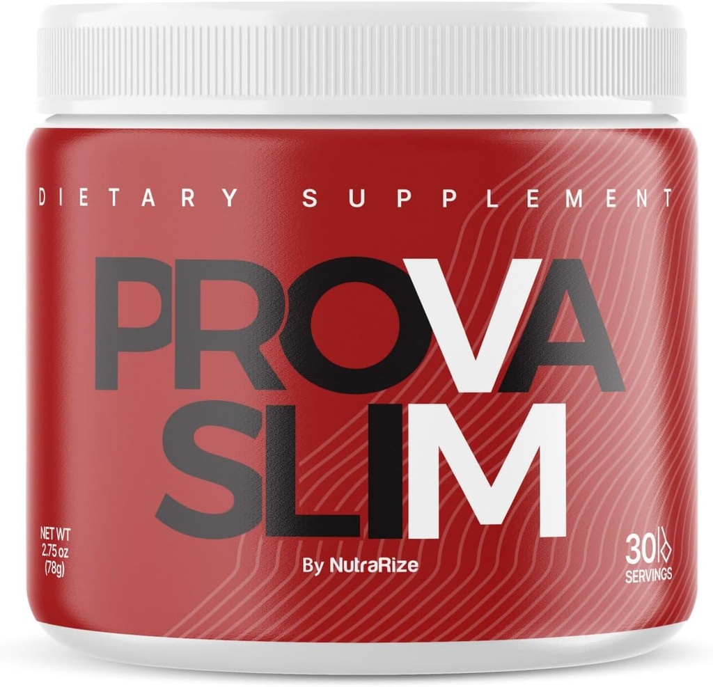 NutraRize Provaslim - Poudre Provaslim Perte de poids, Poudre Provaslim, Poudre maximale tout naturel pour cibler le gras ventre, Poudre Provaslim pour le poids, Examens Prova Slim (30 portions)