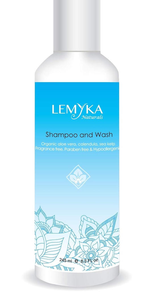 Eczema Shampoo, Gezicht roodheid verlichting Wash, voor rosacea huid, hoofdhuid, wieg cap, roos, gevoelige huid, hypoallergeen, Sulfaatvrij, geurvrij, 8.3oz