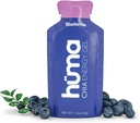 Huma Chia Energy Gel, Bosbessen, 12 Gels - Premier Sport Voeding voor Endurance Oefening