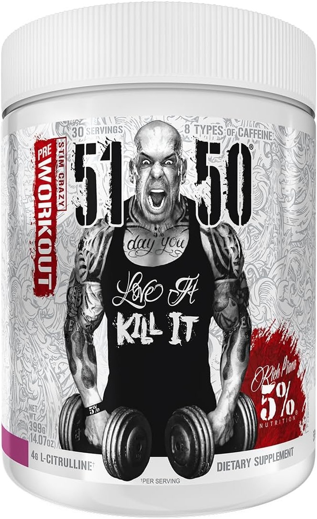 Rijke Piana 5% Voeding 5150 High Stim Pre-Workout Powder 