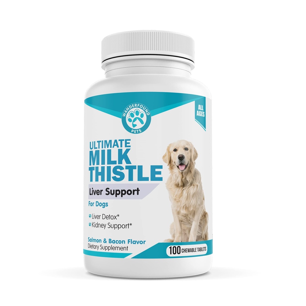 Wanderfound Huisdieren Melk Thistle voor honden 