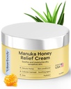 Clearbody Organics Manuka Honey Cream - 2 fl oz, Pack of 1 - Soothing Eczeam Cream - Deep Hydration with Colloïdal Haatmout - Instant Manuka Relief for Dry, Itchy Skin