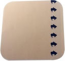Dynarex DynaDerm Hydrocolloid Dressings, Steriele Moist Bandages for Wounds, 6" x 6," Extra Thin & Latex-Free, Schepen in Peel-Down Patches, 1 Doos met 5 Dressings