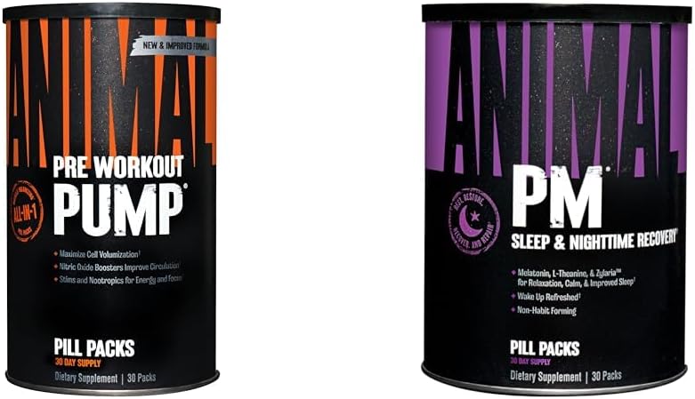 Animal Pump Preworkout PM Nighttime Recovery Complex (30 Count)