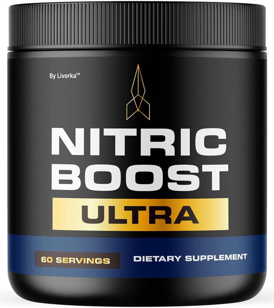 LIVORKA Nitric Boost - Nitric Boost Ultra Purple Powder for Men, NitricBoostUltra Powder, Boost Energy and Support Active Lifestyles, 60 Serves for 1 Month