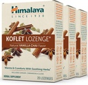 Himalaya Koflet Lozenges, Vanilla Chai Flavor, Natuurlijke kruiden Hoest Drop voor opwarmende verlichting en verzachtende comfort, 130 mg, 20 Lozenges,3 Pack