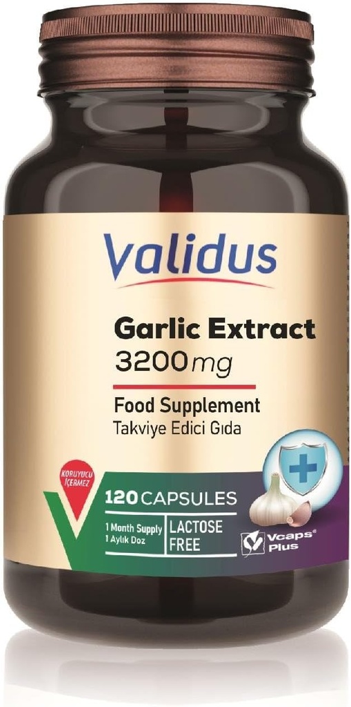 VALIDUS Knoflook 3200 mg 120 capsules