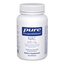Encapsulations pures NAC 600 mg - N-acétyl Cysteine Supplément NAC pour la santé pulmonaire et immunitaire, le soutien du foie et les antioxydants* - avec N-acétyl-L-Cysteine libre - 90 capsules