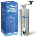 Pill Mill Pill Crusher - Penselen Meerdere tabletten om een fijne poeder - metalen pil Grinder - Tablet Pulverizer Geschikt voor reizen - Geweldige voeding Tube gebruik en Huisdieren