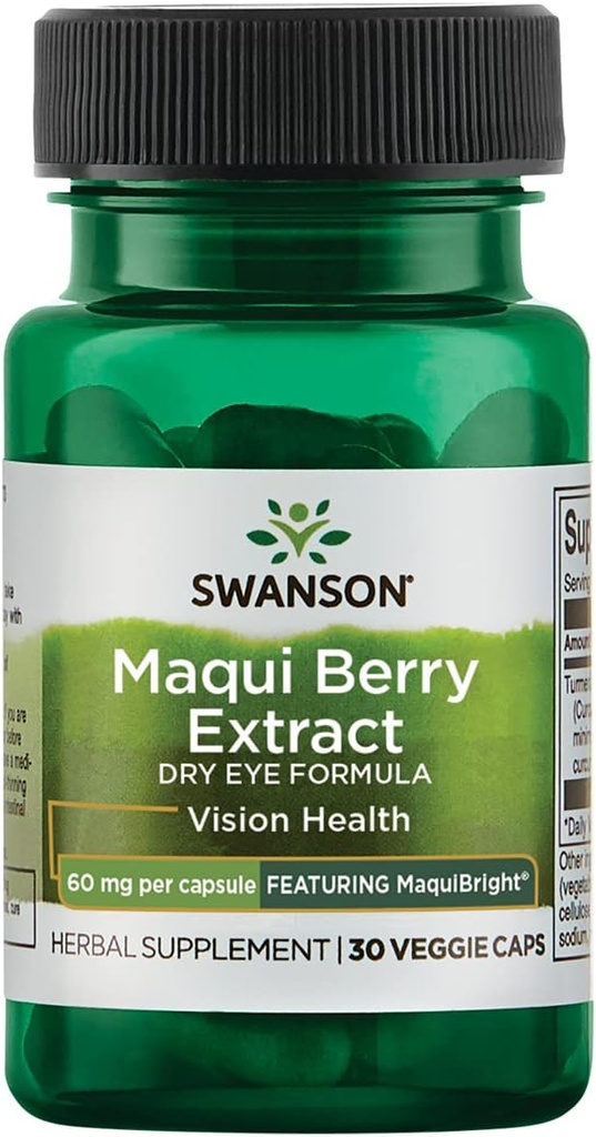 Swanson Maquibright 60 Milligrammen 30 Veg Capsules