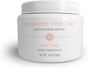 Isagenix Cleanse for Life - Powder Supplement for Cleanse Drink with No Laxatives or Diuretics - Support Metabolisme with Vitamin B12 & Niacin -Peach Mango -3,4 Oz (16 Servings)