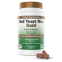 Gemaakt met 600 mg Biologische Rode Gist Rijst - IP6 Internationaal - 120 Vegetarische Capsules