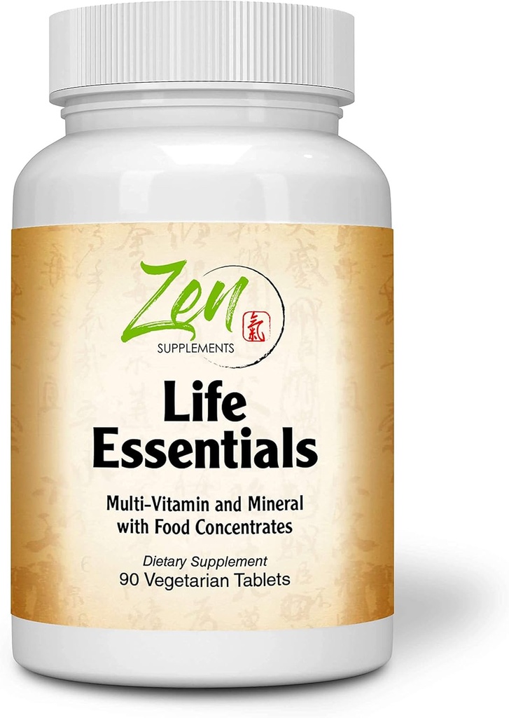 Whole Food Life Essentials Multivitamine - Best Full-Spectrum Vitaminen, Mineralen, Super Food Nutriënten, PhytoAlgen, Groenen Blend - Best Supplementen voor Artritis Pijn, Boost Energie & Well-Being -90 Tab