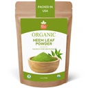 SPICY poudre de Neem ORGANIQUE – 4 oz. - certifié USDA biologique - non-OGM - feuilles de Neem séchées fraîches poudre pour cheveux et peau sains - Azadirachta Indica Herbe ayurvédique pour le bien-être général