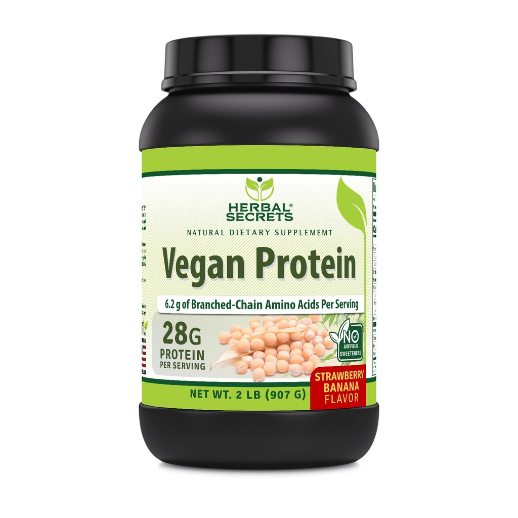 Herbal Secrets Vegan Protein 28 Gram Protein 23 Servings 