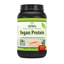 Secrets à base de plantes Protéines véganes : 28 Grams Protéines : 23 portions : 6.2 Grams BCAA Supplément Fabriqué aux États-Unis (2 Lb, banane aux fraises)