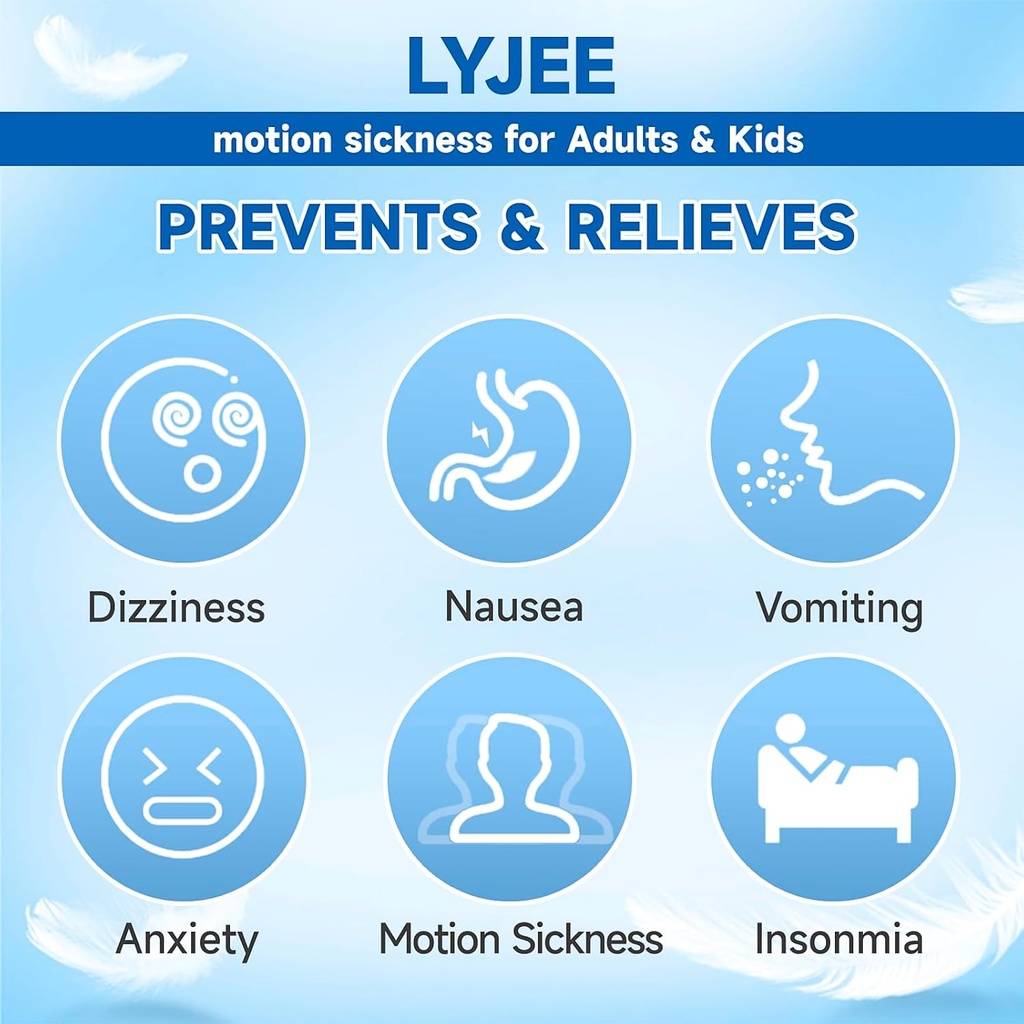 LYJEE Motion Disease Bands Anti Misselijkheid Polsband voor volwassenen en kinderen Morgen ziektehulp voor zwangere vrouwen Acupressure Misselijkheid Hulp voor auto, zee, luchtziekte (groen)