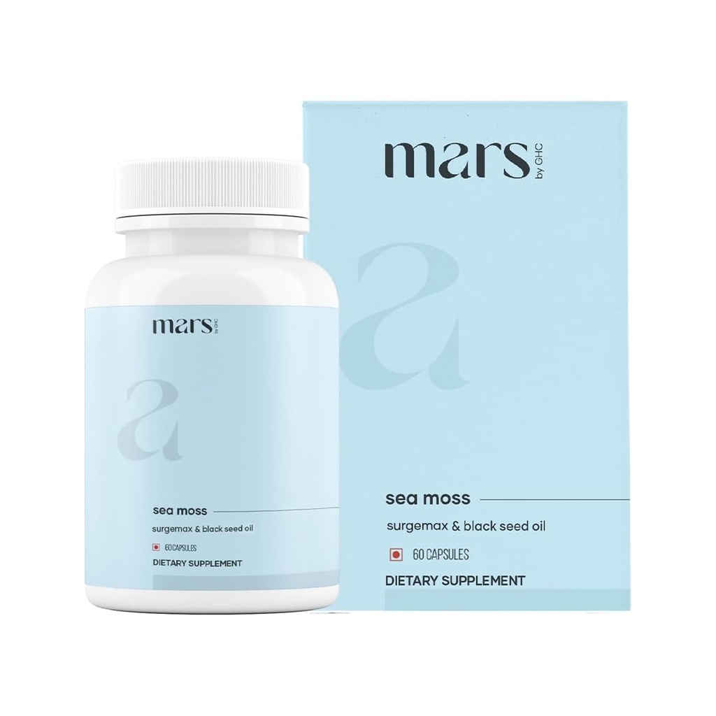 Mars Sea Moss Caps Surge Natural (60N) 