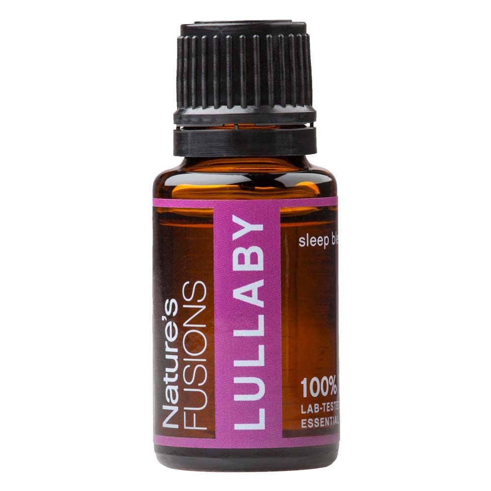 Nature's Fusions Sleep Essential Oil Blend 15ml - Calming Drea, Diffuser, Nature's Fusions Lullaby - 100% Pure Therapeutic Grade - Lavendel, Roman kamille, Neroli, Rose, Vanilla, Ylang Ylang