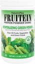 NaturesPlus FRUITEIN Revitalizing Green Foods Shake - 1.3 lbs - Plant-Based Protein (13g/Serving) - Supports Energy & Immune System - Vegetarian, Gluten Free & Non-GMO - 16 Servings