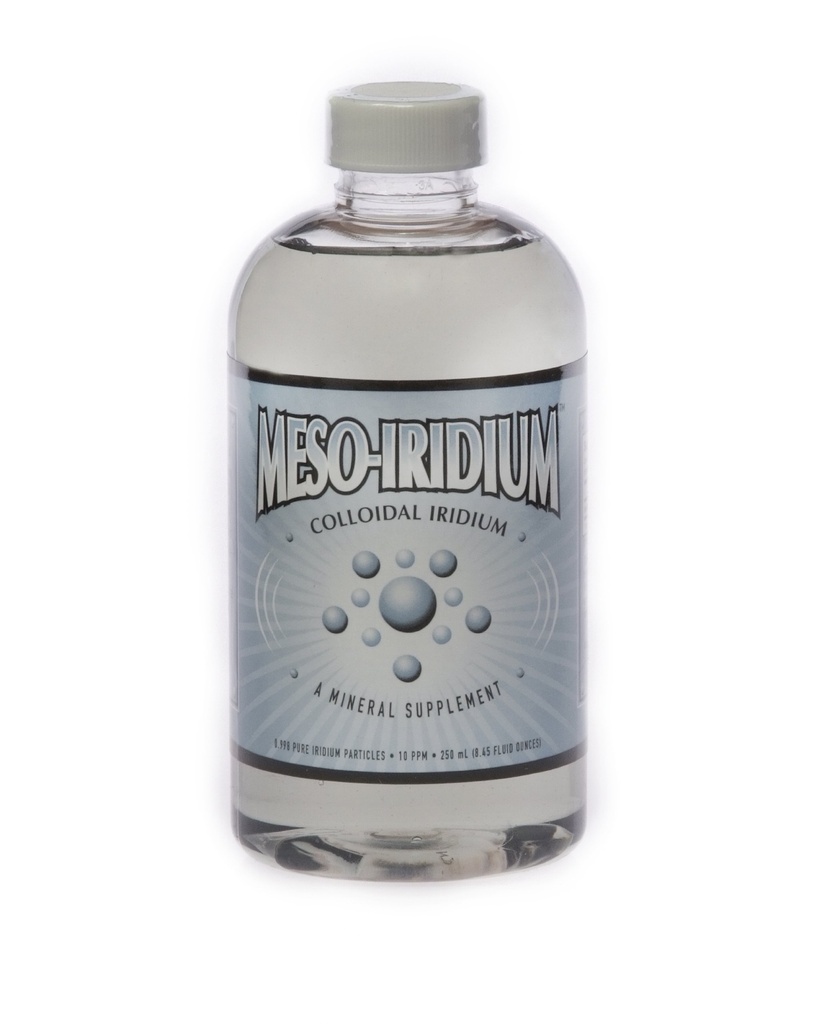 MesoIridium TM 10 ppm Colloïdaal Iridium 250 ml/8,45 Oz