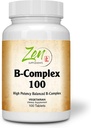 Geavanceerde B Complex Vitamine Supplement - Full-Spectrum B Vitamine Supplement met Foliumzuur, Biotine, Inositol - Ondersteuning Immune en Cardio Gezondheid, Energie Metabolisme - 100 tabletten