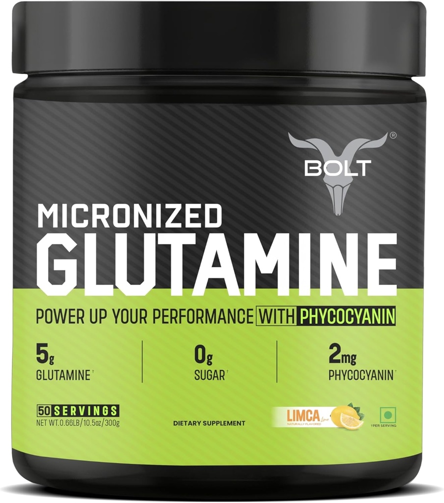 Poudre micronisée de glutamine (50 portions, Limca Lime)