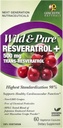 Genceutische natuur Wilde en Pure Resveratrol Vegetarische capsules, 60-Count 