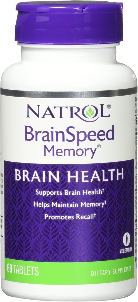 Natrol BrainSpeed Memory Tablets, 60 Tellen