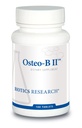 Recherche en biotique Osteo B II Soutien optimal à la santé osseuse, Vieillissement en santé, CaMg, Comprimé facile à avaler, Sulfates de chondritine purifiés, 180 comprimés