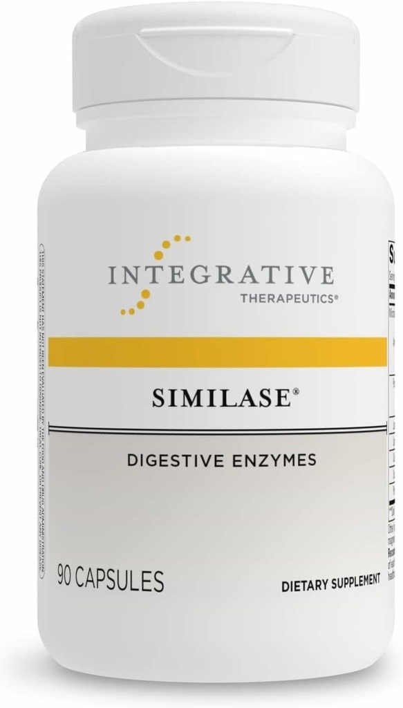 Integrative Therapeutics Similase - Digestief Enzyme Supplement voor volwassenen - Ondersteunt spijsvertering en assimilatie van voedingsstoffen* - Dairy-Free & Vegan - 90 Tellen (45 Serven)